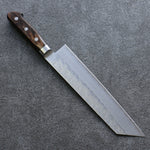 Seisuke Acier argenté NO.3 Nashiji Kirituke Gyuto  210mm Bois de Pakka marron Manipuler - japanny-FR