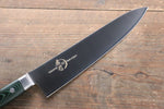 Sakai Takayuki Grand Chef Gran chef Acier suédois Gyuto 210mm Micarta vert Manipuler - japanny-FR