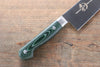 Sakai Takayuki Grand Chef Gran chef Acier suédois Gyuto 210mm Micarta vert Manipuler - japanny-FR