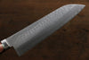 Kunihira VG1 Martelé Santoku  170mm Acajou Manipuler - japanny-FR