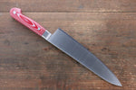 Sakai Takayuki Grand Chef Gran chef Acier suédois Gyuto 210mm Micarta rouge Manipuler - japanny-FR