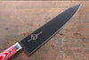 Sakai Takayuki Grand Chef Gran chef Acier suédois Gyuto 210mm Micarta rouge Manipuler - japanny-FR