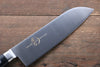 Sakai Takayuki Grand Chef Gran chef Acier suédois Santoku 180mm Micarta noir Manipuler - japanny-FR