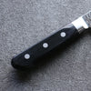 Seisuke Nami AUS10 Finition miroir Damas Nakiri  165mm Bois de pakka noir Manipuler - japanny-FR