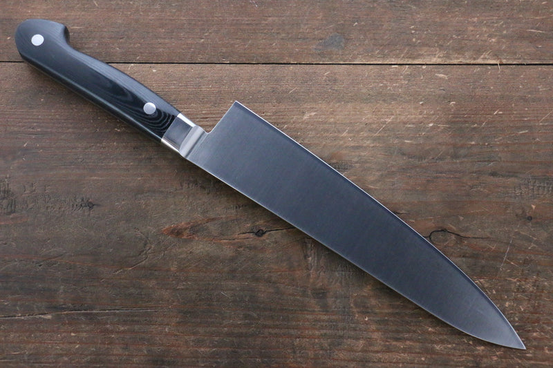 Sakai Takayuki Grand Chef Gran chef Acier suédois Gyuto 210mm Micarta noir Manipuler - japanny-FR