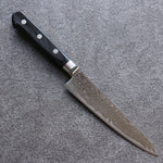 Seisuke Nami AUS10 Finition miroir Damas Petite-utilité  135mm Bois de pakka noir Manipuler - japanny-FR