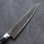 Seisuke Nami AUS10 Finition miroir Damas Petite-utilité  135mm Bois de pakka noir Manipuler - japanny-FR