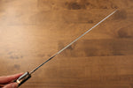 Yu Kurosaki Acier Bleu No.2 Finition en miroir Yanagiba  330mm Ebène avec double bague de buffle d'eau Manipuler avec Gaine - japanny-FR