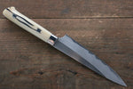 Takeshi Saji Super Bleu Migaki Terminé Damas Petite-utilité  135mm Os de vache blanc Manipuler - japanny-FR