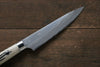 Takeshi Saji Super Bleu Migaki Terminé Damas Petite-utilité  135mm Os de vache blanc Manipuler - japanny-FR