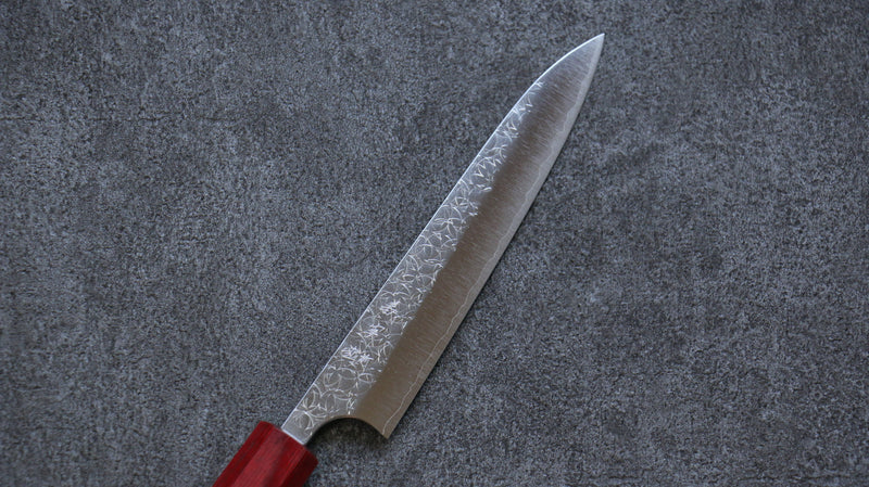 Yoshimi Kato Minamo R2/SG2 Martelé Petite-utilité  150mm Shitan(férule:bois rouge Pakka) Manipuler - japanny-FR