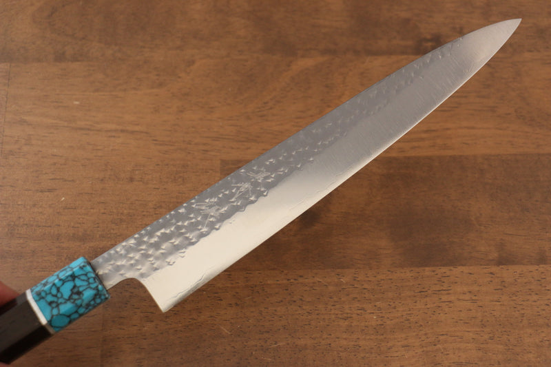 Yu Kurosaki Senko R2/SG2 Martelé Sujihiki  240mm Wenge Manipuler - japanny-FR