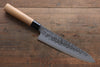 Set de couteaux de cuisine japonais Seisuke Blue Steel No.2 Nashiji Gyuto, Santoku, Petty - japanny-FR