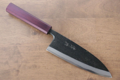 Seisuke Acier Blanc No.2 Kurouchi Deba  165mm - japanny-FR