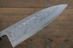 Hideo Kitaoka Acier Blanc No.2 Damas Deba  180mm Shitan Manipuler - japanny-FR