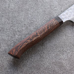 Sakai Takayuki Hien AUS10 45 Couche de Damas Kiritsuke Sujihiki  300mm Wenge Manipuler - japanny-FR