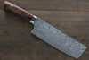 Takeshi Saji R2/SG2 Damas noir Nakiri  165mm Ironwood Manipuler - japanny-FR