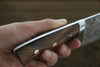 Takeshi Saji R2/SG2 Damas noir Nakiri  165mm Ironwood Manipuler - japanny-FR