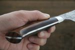 Takeshi Saji R2/SG2 Damas noir Nakiri  165mm Ironwood Manipuler - japanny-FR