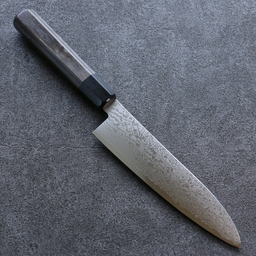 Seisuke VG10 Damas Gyuto  180mm Bois de pakka Gris Manipuler - japanny-FR