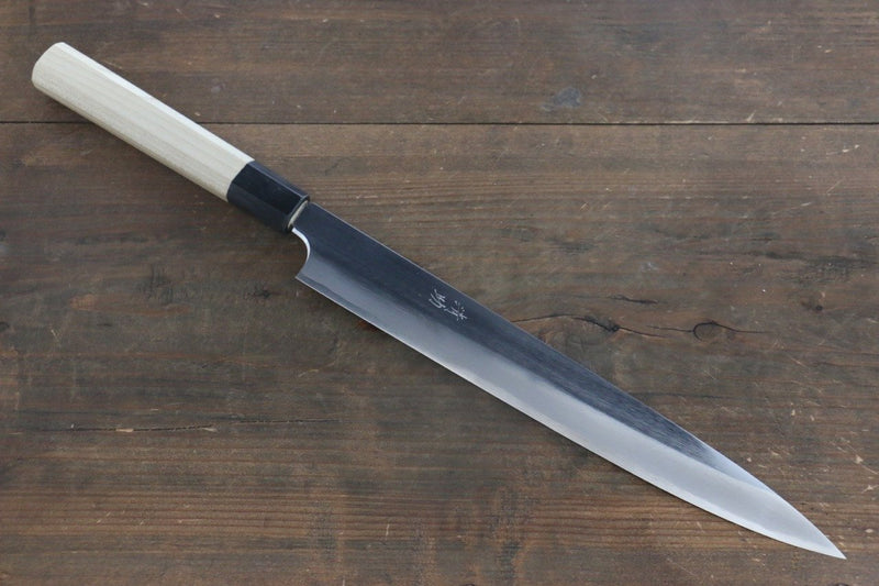 Seisuke Acier Blanc No.2 Yanagiba  270mm Shitan Manipuler - japanny-FR