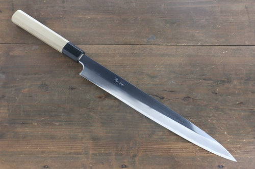 Seisuke Acier Blanc No.2 Yanagiba  300mm Shitan Manipuler - japanny-FR