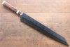 Kuroishime Magnolia Gaine pour 300mm Kiritsuke Yanagiba avec Cheville en contreplaqué Kaneko - japanny-FR