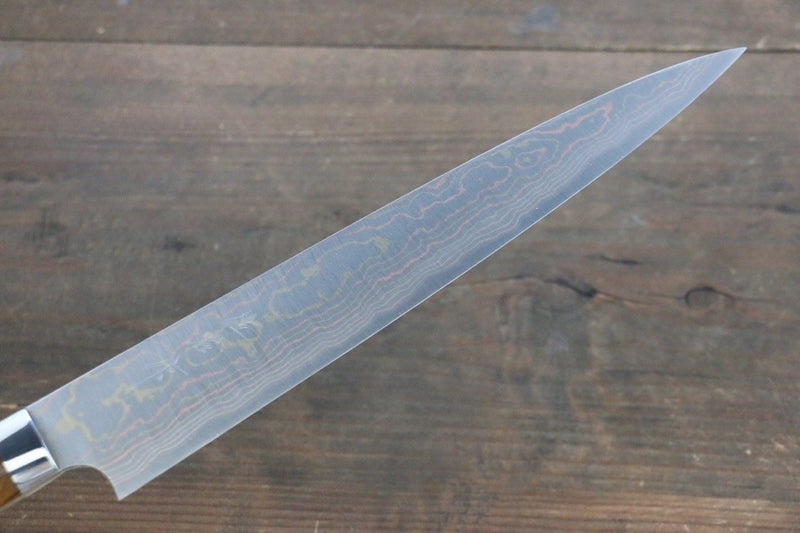 Takeshi Saji Acier Bleu No.2 Sujihiki  270mm Ironwood Manipuler - japanny-FR