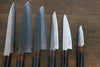 Iseya VG10 33 Couche Damas japonais 80mm, Petty 150mm, Santoku, Petit Santoku Gyuto 210mm & Couteau de chef de sushi 210mm Set - japanny-FR