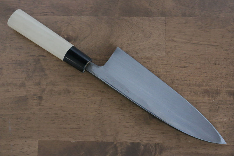 Sakai Takayuki Acier Blanc Kurouchi Gravure Ittouryumon Deba  210mm Magnolia Manipuler - japanny-FR