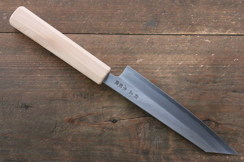 Seisuke Acier argenté NO.3 Kiritsuke Petty,Utilité  150mm Fleurs de cerisier Manipuler - japanny-FR