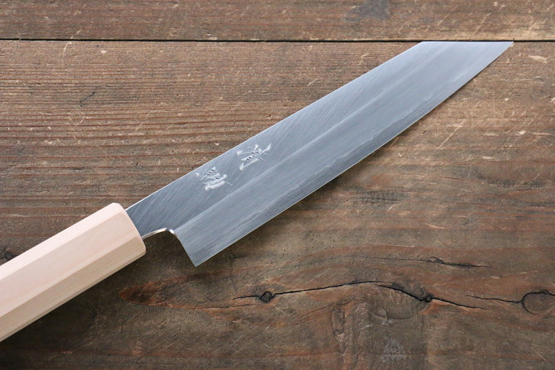 Seisuke Acier argenté NO.3 Kiritsuke Petty,Utilité  150mm Fleurs de cerisier Manipuler - japanny-FR