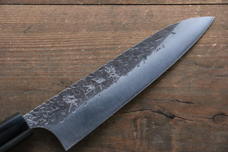 Yu Kurosaki Super Bleu Martelé Gyuto  180mm Shitan Manipuler - japanny-FR