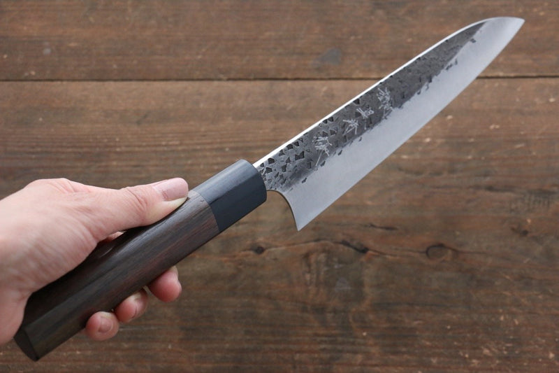 Yu Kurosaki Super Bleu Martelé Gyuto  180mm Shitan Manipuler - japanny-FR
