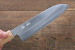 Seisuke Acier argenté NO.3 Santoku  165mm Fleurs de cerisier Manipuler - japanny-FR