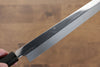 Sakai Takayuki Fujisan Acero Blanco No.2 Honyaki Kiritsuke Yanagiba Cuchillo Japones 300mm Mango de Ebano con anillo Con funda - japanny-FR