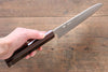 Seisuke Acier argenté NO.3 Santoku  165mm Laqué Manipuler - japanny-FR