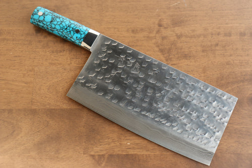Takeshi Saji SRS13 Martelé Bunting chinois (mot de prêt)  225mm Turquoise Manipuler - japanny-FR