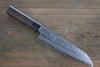 Seisuke AUS10 Santoku  180mm Shitan Manipuler - japanny-FR