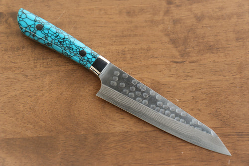 Takeshi Saji SRS13 Martelé(Maru) Petite-utilité  130mm Turquoise Manipuler - japanny-FR
