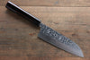 Yu Kurosaki Shizuku R2/SG2 Martelé Santoku  165mm Laqué Manipuler - japanny-FR