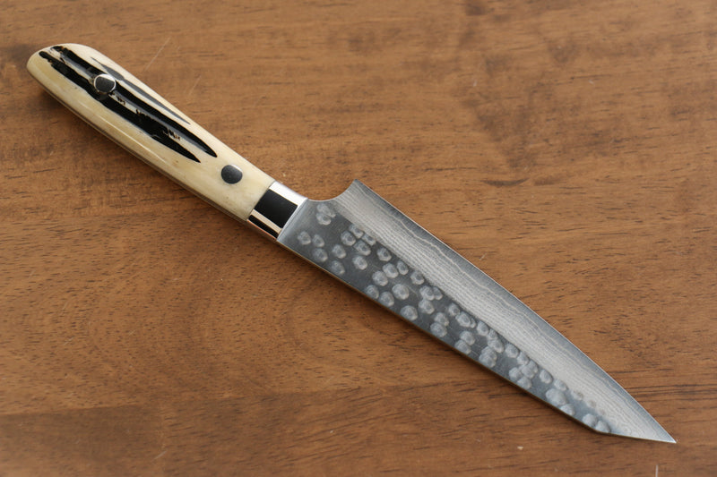 Takeshi Saji SRS13 Martelé(Maru) Petite-utilité  130mm Os de vache Manipuler - japanny-FR