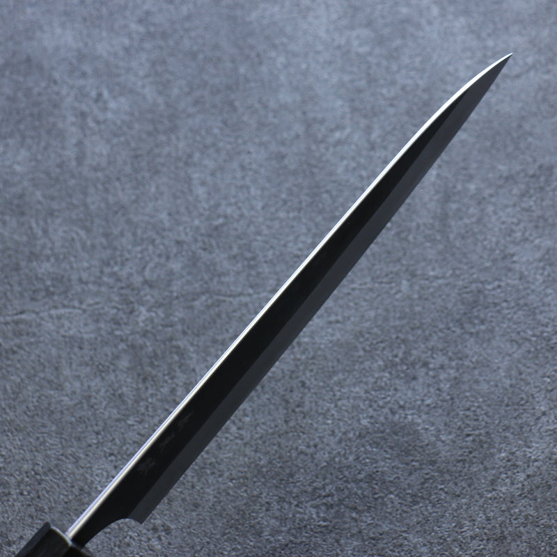 Yoshimi Kato Acier Blanc Noir Gyuto  210mm Wenge Manipuler - japanny-FR