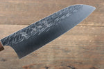 Yu Kurosaki Raijin acier spécial au cobalt Martelé Santoku  165mm Noix Manipuler - japanny-FR