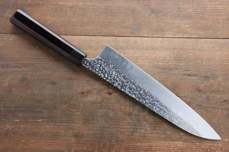 Yu Kurosaki Shizuku R2/SG2 Martelé Gyuto  240mm Laqué Manipuler - japanny-FR
