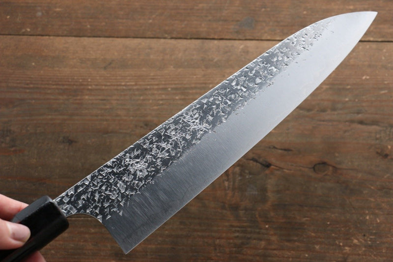 Yu Kurosaki Shizuku R2/SG2 Martelé Gyuto  240mm Laqué Manipuler - japanny-FR