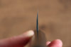 Hideo Kitaoka Acier Bleu No.2 Damas couteau en os  150mm Shitan Manipuler - japanny-FR