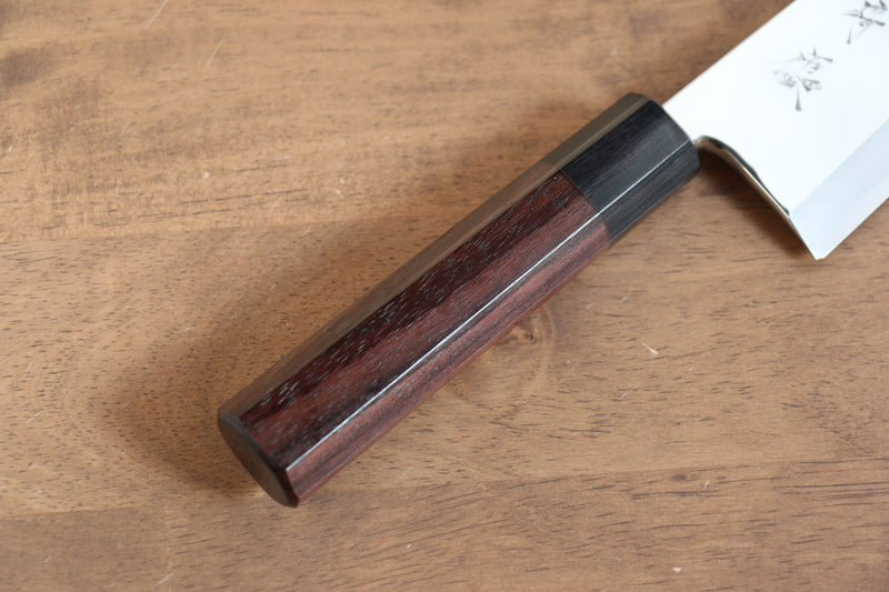 Yu Kurosaki Acier Blanc No.2 Finition en miroir Deba  165mm Shitan Manipuler - japanny-FR