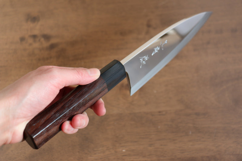 Yu Kurosaki Acier Blanc No.2 Finition en miroir Deba  165mm Shitan Manipuler - japanny-FR