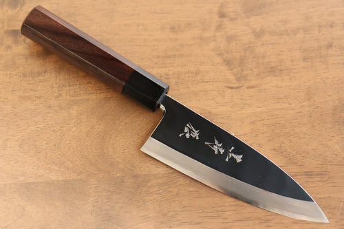 Yu Kurosaki Acier Blanc No.2 Finition en miroir Deba  150mm Shitan Manipuler - japanny-FR